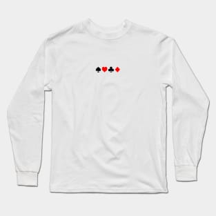 Poker Playing Cards Long Sleeve T-Shirt